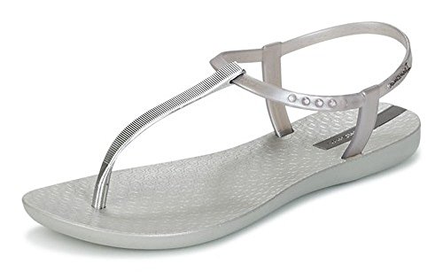 Ipanema Charm Ii - Sandalias para mujer, color negro, color Plateado, talla 40 EU