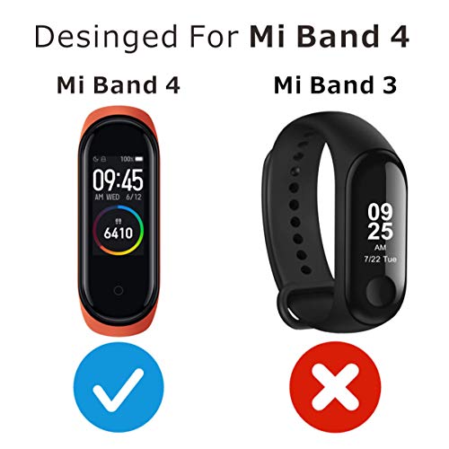 iTieTie 6-Unidades Protector de Pantalla Mi Band 4, Suave TPU, Ultra Claro, Anti-rasguños, Protector de Pantalla de película Suave TPU para Xiaomi Mi Band 4