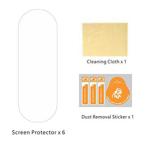 iTieTie 6-Unidades Protector de Pantalla Mi Band 4, Suave TPU, Ultra Claro, Anti-rasguños, Protector de Pantalla de película Suave TPU para Xiaomi Mi Band 4