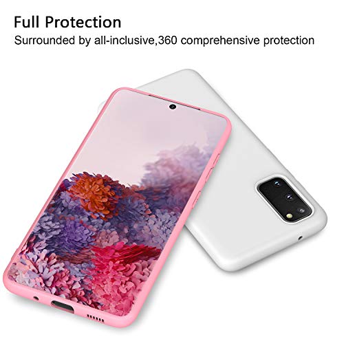 ivoler 10 x Funda para Samsung Galaxy S20 / S20 5G, Ultra Fina Carcasa Silicona TPU Protector Flexible Funda (Negro, Blanco, Azul, Verde, Verde Oscuro, Rosa, Rojo, Amarillo, Marrón, Púrpura)