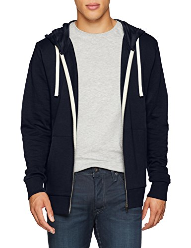 Jack & Jones Jjeholmen Sweat Zip Hood Noos Sudadera, Azul (Navy Blazer), X-Large para Hombre