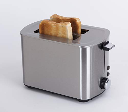 Jata TT1048 Tostador con Dos Ranuras de 40 mm con Selector Electrónico de Tostado 5 Posiciones Cuerpo Toque Frío Descongela y Mantiene el Calor Bandeja Recogemigas Centrado Automático del Pan