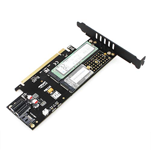 JEYI KNIGHT Power-Fail Protection PCIE3.0 NVME adaptador x16 velocidad completa M.2 dd en tarjeta disipador de calor oblea ventilador de refrigeración SSD