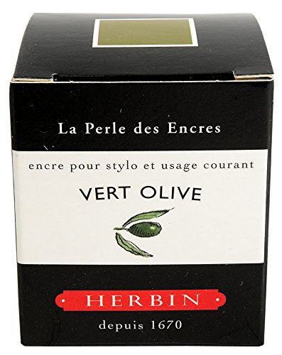 J.Herbin 13036T - Tinta para pluma (30 ml), color verde aceituna