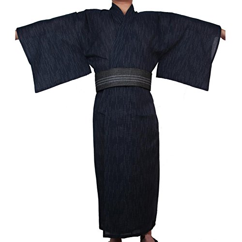 Jinbei Japonés Yukata Japonés Kimono Casa Robe Vestido # 09 [Tamaño XL]