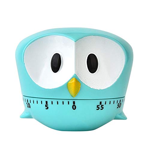 JJZZ Temporizador Animal De Dibujos Animados 60 Minutos Huevo Cocido Comida Cocina Maquinaria Temporizador Cocina Decoración Reloj Gadget De Cocina