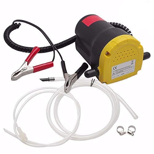 JOMAFA Bomba Extractora de Aceite DC 12V 60W Bomba de transferencia de combustible (no gasolina) y Aceite para Auto, Moto, Quad, furgon