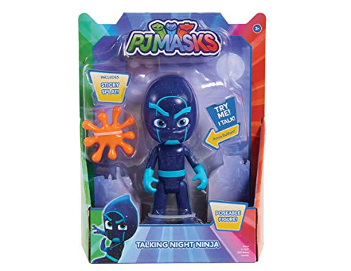 JP PJ Masks JPL24699 Night Ninja Deluxe Talking Figure Wave 3, 15 cm