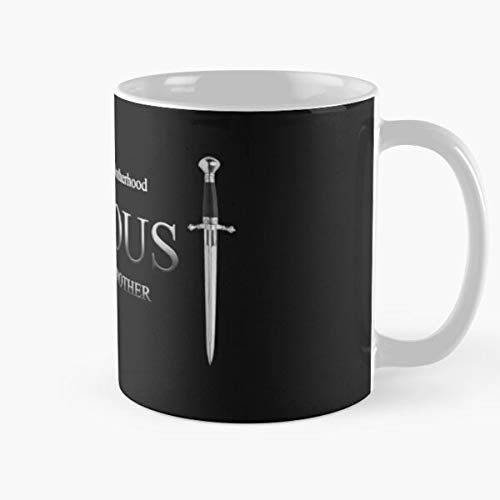 Jr Vishous Ward Cursed Brother La Mejor Taza de café de cerámica de mármol Blanco de 11 oz