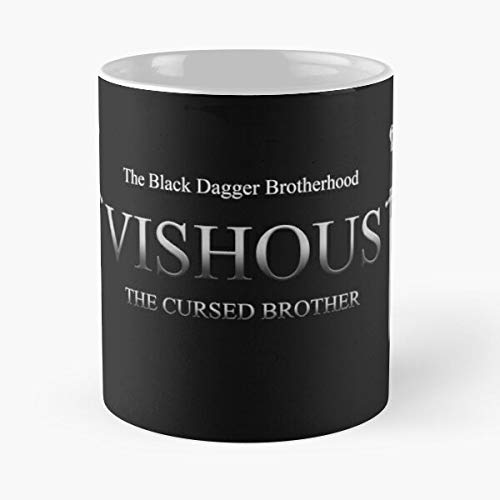 Jr Vishous Ward Cursed Brother La Mejor Taza de café de cerámica de mármol Blanco de 11 oz