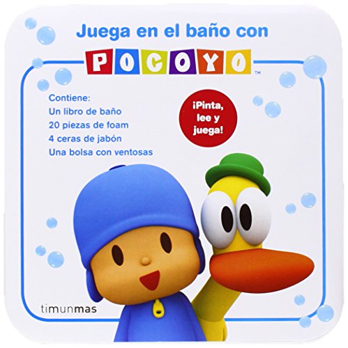 Juega en el baño con Pocoyó: Maleta con un libro, piezas de foam y ceras especiales de jabón (Libros especiales)