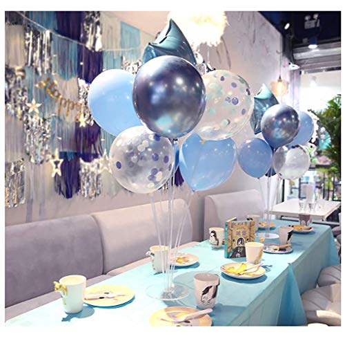 Juego de Soporte Palos de Globos, Clear Balloon Stand Kit | Mesa Soporte de Escritorio Globo Decoración para Fiesta de cumpleaños Boda Fiesta Evento (2)