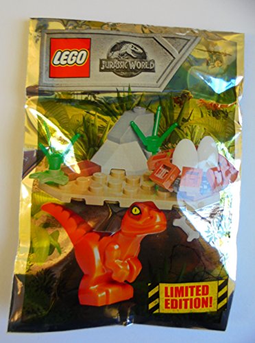 Jurassic World Lego Raptor Baby con Dinosaurios Nido y Huevos Bolsa Unidades limitadas