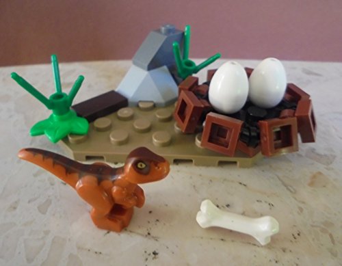 Jurassic World Lego Raptor Baby con Dinosaurios Nido y Huevos Bolsa Unidades limitadas