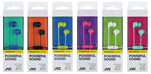 JVC HA-FR15-B-E - Auriculares in-Ear (con Controlador de Llamada) Color Negro