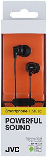 JVC HA-FR15-B-E - Auriculares in-Ear (con Controlador de Llamada) Color Negro