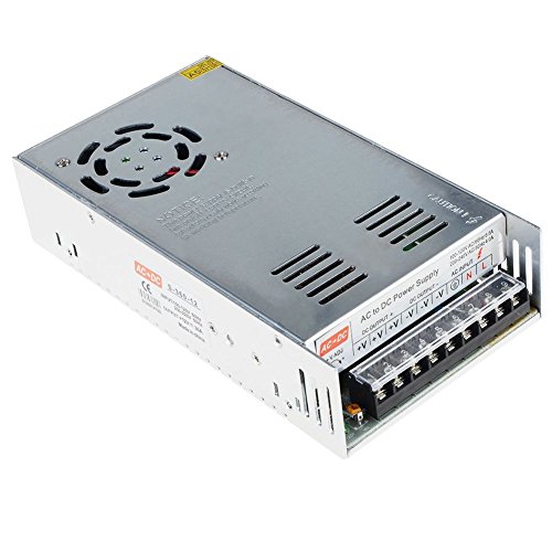 kakayaya 12V 30A Fuente de alimentación conmutada DC 30A 360W Universal Conmutación Adaptador Transformador Interruptor Convertidor de Alimentación para Impresoras 3D Tira LED Luces