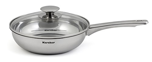 Karcher Jule Batería de Cocina, Acero Inoxidable, 22 cm, 11 Unidades