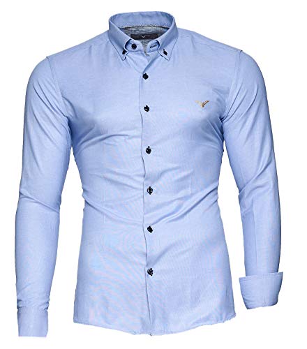 Kayhan Hombre Camisa, Oxford Lightblue L