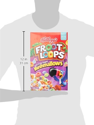 Kelloggs Froot Loops Cereales con Nubes, Sabor a Fruta - 357 gr