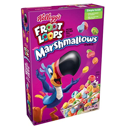 Kelloggs Froot Loops Cereales con Nubes, Sabor a Fruta - 357 gr