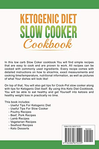 Ketogenic Diet Slow Cooker Cookbook: Healthy and Easy Low Carb Keto Diet Recipes for Your Crock Pot to Lose Weight Fast