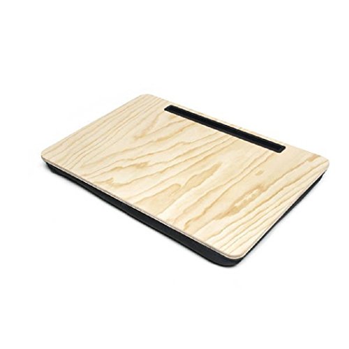 Kikkerland US039XL-W - Escritorio para Regazo (tamaño Extragrande), Color Madera