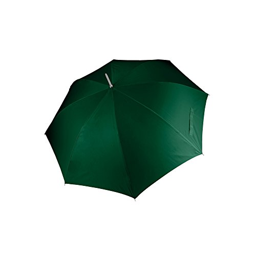 Kimood - Paraguas para golf apertura automática unisex (Talla Única/Negro/rojo)