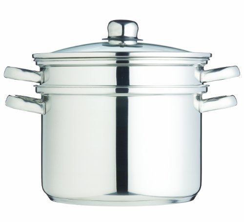 Kitchen Craft Clearview - Olla con Accesorios para cocinar al Vapor (7,5 litros), Acero