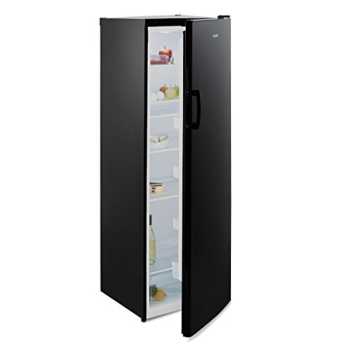 Klarstein Bigboy - Nevera, Nevera independiente, 335 L, 175 cm largo, 60 cm ancho, 6 Pisos, Cajón para verduras, Puerta de apertura intercambiable, Aspecto elegante, Independiente, Negro