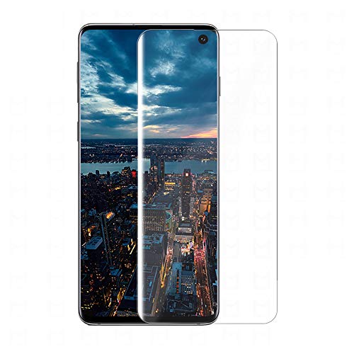 KSTORE365 Cristal Templado Samsung S10, Protector de Pantalla Samsung Galaxy S10 Vidrio Templado con [Kit UV] [3D Curvo] para Samsung Galaxy S10