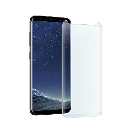 KSTORE365 Cristal Templado Samsung S8, Protector de Pantalla Samsung Galaxy S8 Vidrio Templado con [Kit UV] [3D Curvo] para Samsung Galaxy S8