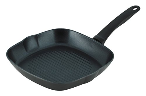 KUHN RIKON, Sarten grill antiadherente de aluminio EASY INDUCTION, apta para vitrocerámicas inducción, 26 cm