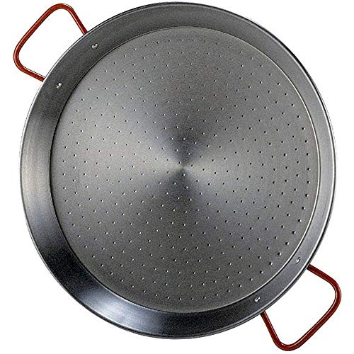 LA IDEAL - Paellera valenciana para 3 personas, 28 cm, Gris