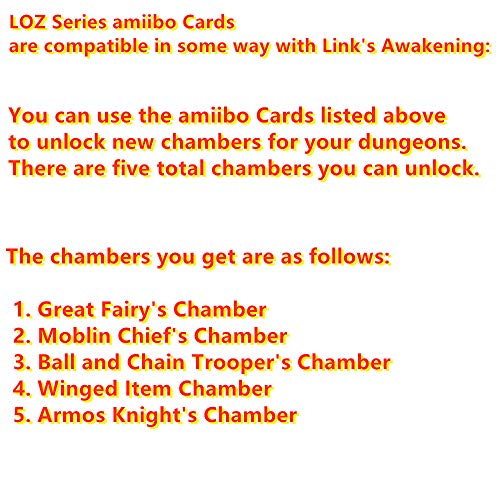 La versión más reciente 24pcs La leyenda de Zelda Breath of The Wild Tarjetas NFC, Link's Awakening Zelda Botw Game Rewards Cards. Compatible con Switch/Lite Wii U.