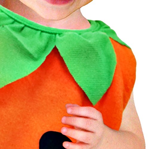 La Vogue - Mono infantil para disfraz de calabaza, color naranja