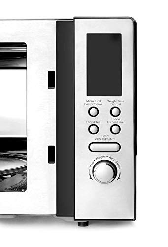 Lacor - 69323 - Horno Microondas Con Plato Giratorio 1000w de 23Litros -Gris