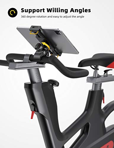 Lamicall Soporte Tablet para Cinta de Correr Bicicleta - Universal Soporte Ajustable para 4.7"~13" Tablets para 2020 iPad Pro 9.7, 10.5, 12.9, iPad Air 2 3 4, iPad Mini 2 3 4, iPhone, Otras Tablets