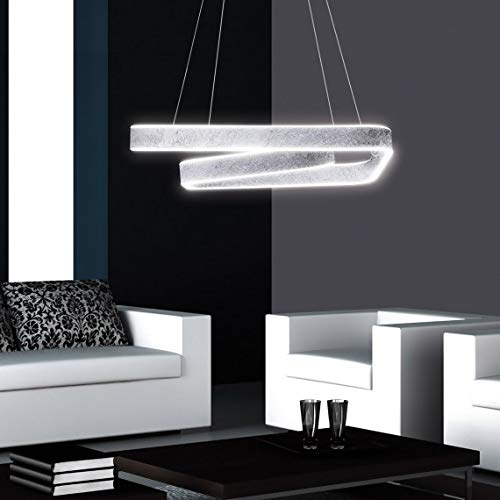 Lampara pan de plata con led integrado CORINA luz neutra