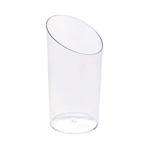 Large Incline Tube Glass Clear 5 ounces 100 count box