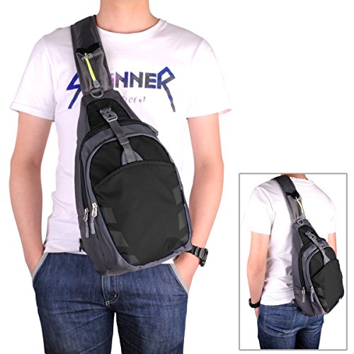 LC Prime Sling Bag Chest Shoulder Unbalance Gym Fanny Backpack Sack Satchel Outdoor Bike