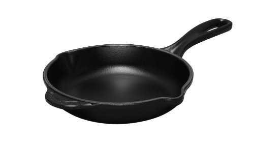 LE CREUSET SARTEN Skillet, Hierro Fundido, Negro Mate, 16 cm