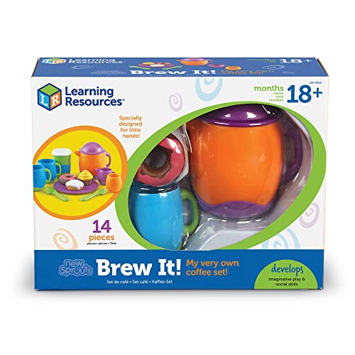 Learning Resources-Mi Propio Set de café Brew it de New Sprouts, Color (LER9263)