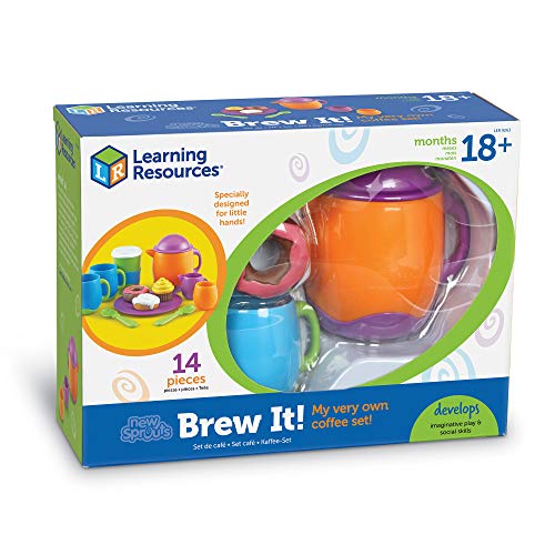 Learning Resources-Mi Propio Set de café Brew it de New Sprouts, Color (LER9263)