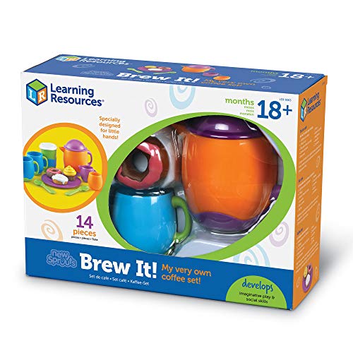 Learning Resources-Mi Propio Set de café Brew it de New Sprouts, Color (LER9263)