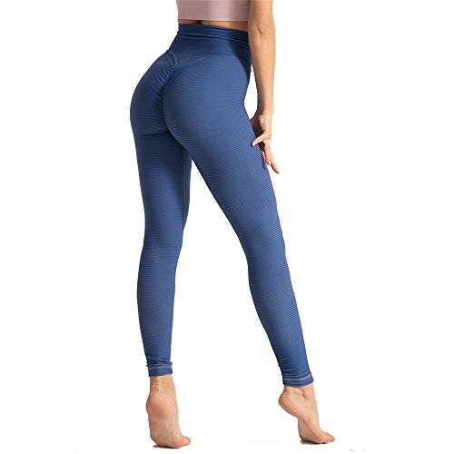 Leggins Fitness Mallas Deportivas Pantalones Mujer Sin Fisuras Raya Las Polainas Atractivas Scrunch la elevación del Extremo de Las Mujeres de Cintura Alta Medias Entrenamiento Flaco de Control de la