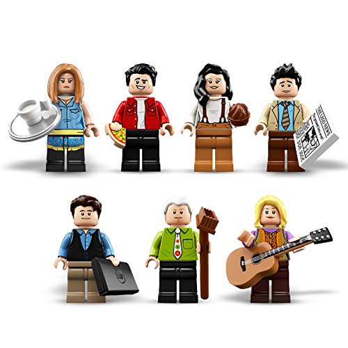 LEGO Ideas - Central Perk, set de construcción, set de la cafetería por el 25 aniversario de la serie, revive los mejores momentos junto a Ross, Rachel, Phoebe, Joey, Chandler y Mónica (21319)