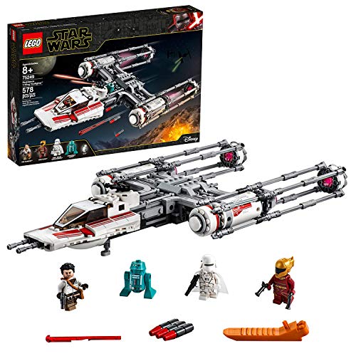 LEGO Star Wars TM - Caza Estelar Ala-Y de la Resistencia, Juguete de Construcción de Nave Espacial de la Guerra de las Galaxias Episodio IX: El Ascenso de Skywalker, A partir de 8 años (75249)