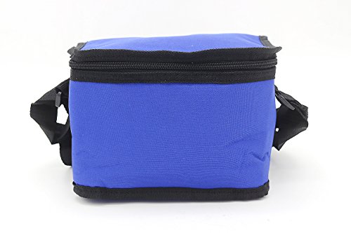 Leyendas Lunch Bag Bolsa Nevera Termica Porta Alimentos 2 litros Tamaño Capacidad de 6 latas, Transporte de Bebidas Frías o Alimentos. (Azul Marino)