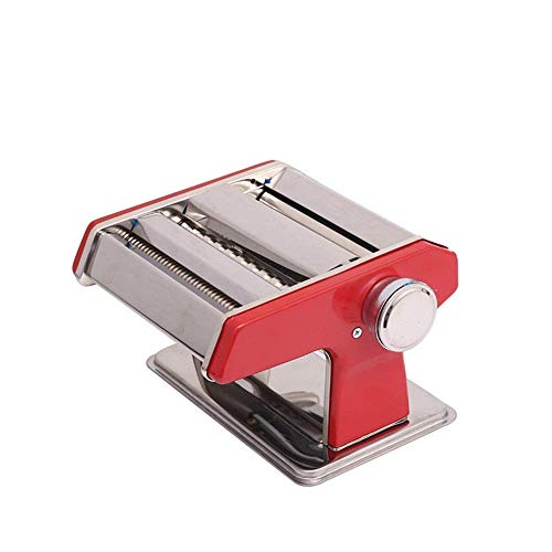 LFDHSF Máquina para Hacer Fideos, máquina para Hacer Pasta, ravioles, para Espaguetis y lasaña, tallarines, Fettuccine, Acero Inoxidable, máquina Manual para Hacer Pasta, Cortador de Fideos